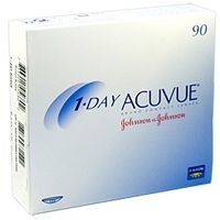 1 Day Acuvue 90 (Johnson + Johnson) Packungsinhalt: 90 Linsen