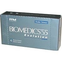 Biomedics 55 Evolution (Cooper Vision) BC 8,6 / 8,9 (-Werte)