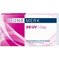 Ons Merk 58 UV 1 Day (Bach Optic) 32 Tageslinsen